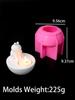 Cartoon Frog Candlestick Silicone Molds Animal Candle Holder Ornaments Casting Mould DIY Concrete Resin Mould Home Desktop Decor
