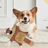 Pet Toy Bite-resistant Interactive Dog Squeaky Toy Cartoon Animal Shape Plush Dog Chew Toy Pet Supplies
