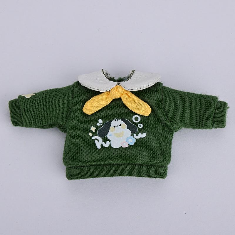 OB11 Doll Clothes Cute Cartoon Puppy Sweatshirt Hooded Jacket for Molly, YMY Body, UFDOLL, GSC, 1/12bjd Toy Accessories