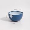 Double Draining Basket Multifunction Washing Bowl And Strainer With Handles