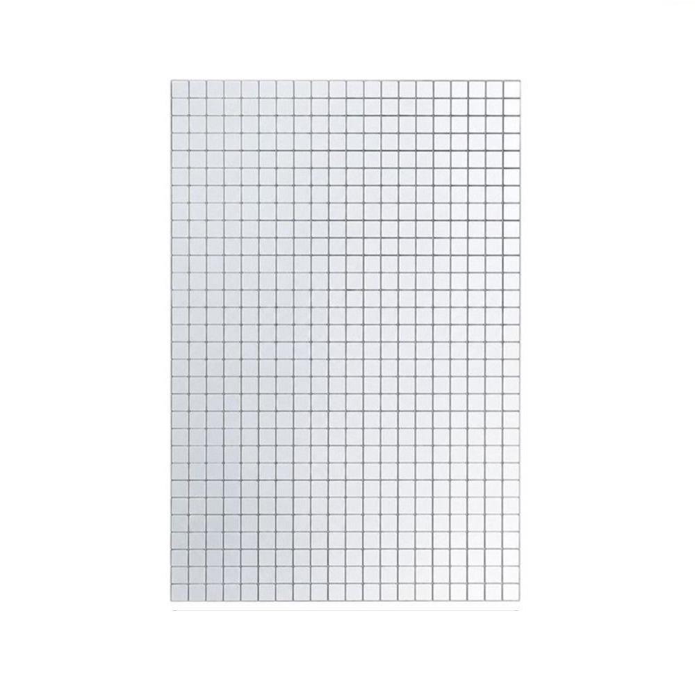 Silver Color Mosaic Mirror Tiles Reflective Surface DIY Mirror Mosaic Sheets Disco Ball Decoration