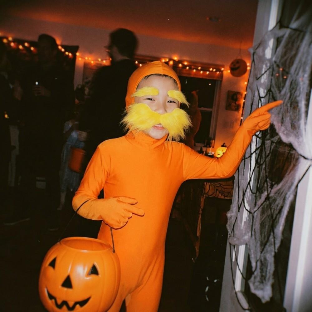 Solid Color Open Face Full Bodysuits Full Body Morph Suit Jumpsuit Costume  Halloween Party