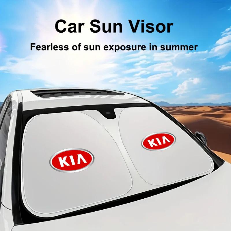 Car Side Window Sun Shade Curtain Summer Sun Protection Sunshade Cover UV Reflective For Kia Rio Ceed Sportage Cerato Soul K2 K5