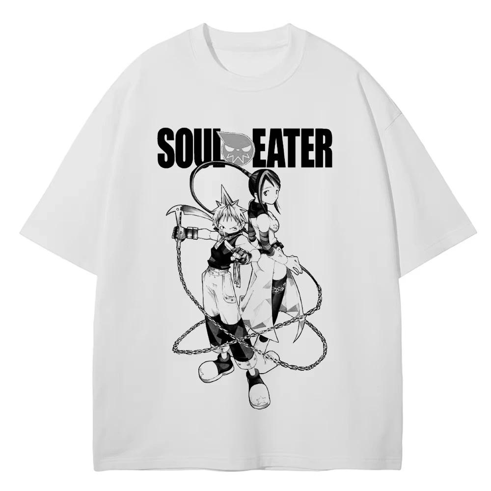

New Manga Soul Eater T Shirt MAKA ALBARN SOUL EATER Men Women Clothes High Quality Cotton Summer Short Sleeve Tee Casual Trendy S