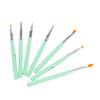 Acrylic Nail Brushes 7PCS UV Gel Poly Gel Nail Art Painting Drawing Pens for Nail Salon Home Use Na
