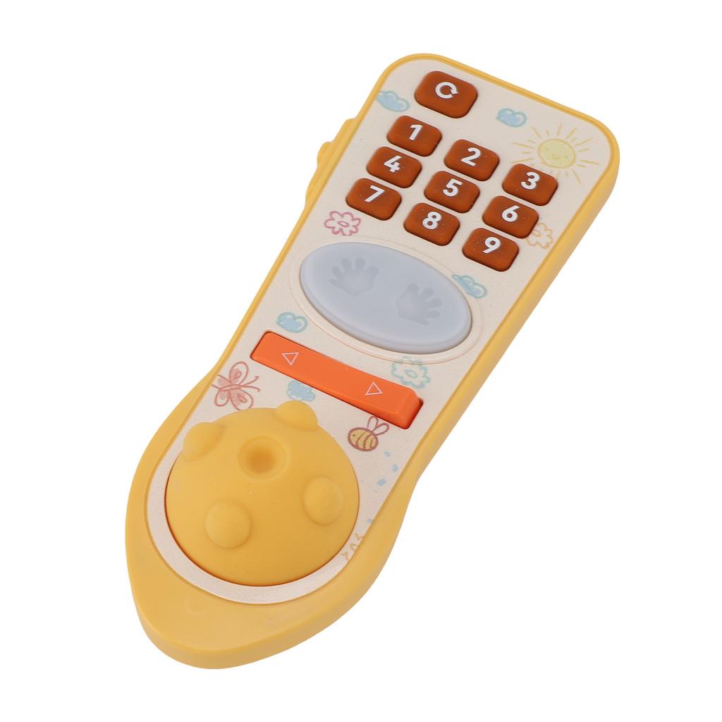 Baby TV Remote Control Realistic Play TV Remote Control Educational Music Light Early Learning Toy