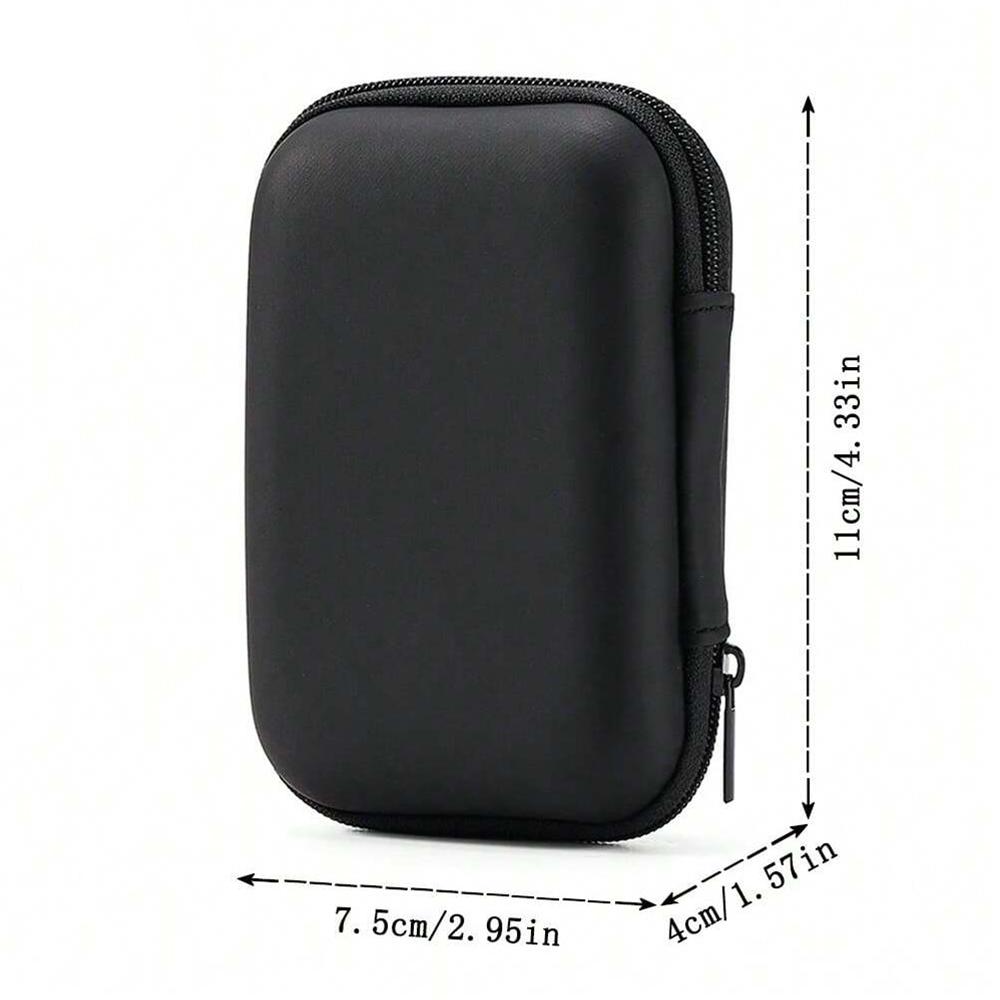 EVA Travel Protective Case, Multifunctional Large Capacity Waterproof Storage Bag, Data Cable Storage Bag