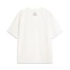 Li Ning Wade Series Sports Casual Simple Round Neck Pullover Short Sleeve T-Shirt Men Tops Champagne-White AHSV015-5