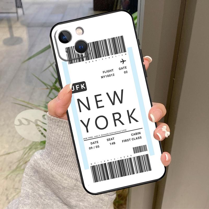 New York City Case For iPhone 16 Pro Max 15 14 12 11 13 17 Pro Max Plus 12 13 Mini 16e 17 Air Back Cover