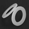 12pcs Flat Gasket White Silicone O Ring Sealing Washers for Bellows Hoses (1.2")