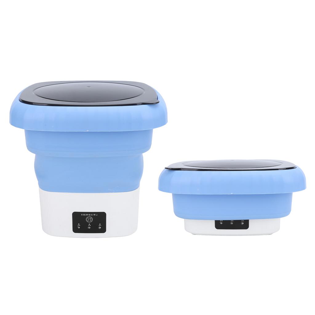 Folding Washing Machine 9L Lightweight Portable   Washer for Underwear Socks Infant Clothes for Travel Dorm