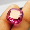 Natural Pink Square Cushion Cut 23 Ct CERTIFIED Enhanced Sapphire Loose Gemstone