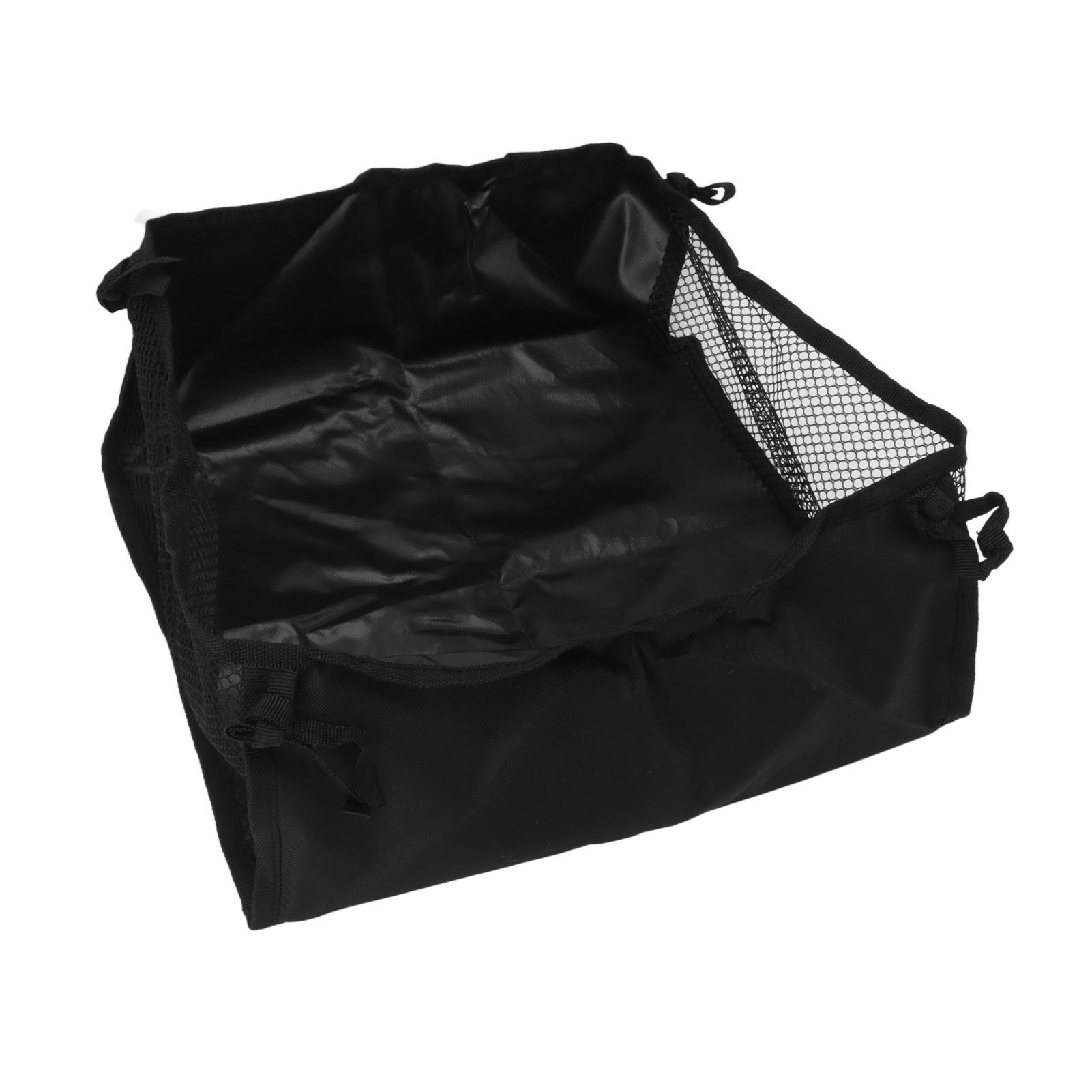 

Wheelchair Underneath Bag 600D Oxford Cloth Movable Under Seat Basket for Rollator Walker Black