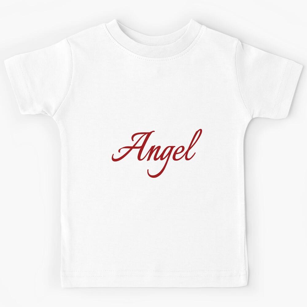 angel font Kids T-Shirt 110