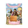 Cute Cartoon M-Masha And Bear Fleece Throw Blanket Blanket for Home Outdoor Soft Bedroom Quilt,