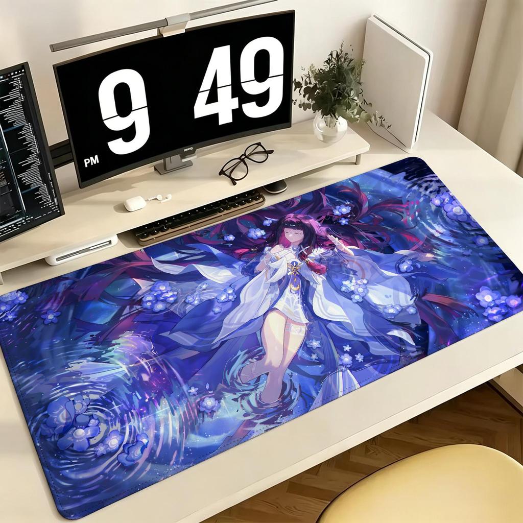 Genshin Impact Columbina Pro ESports Gaming Mousepad Extra Large NonSlip Stitched Edge Keyboard Laptop Desk Mat For Pc Gamer
