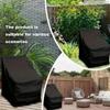 210D Oxford Outdoor Furniture Cover Waterproof Dustproof Anti-UV Protective Cover