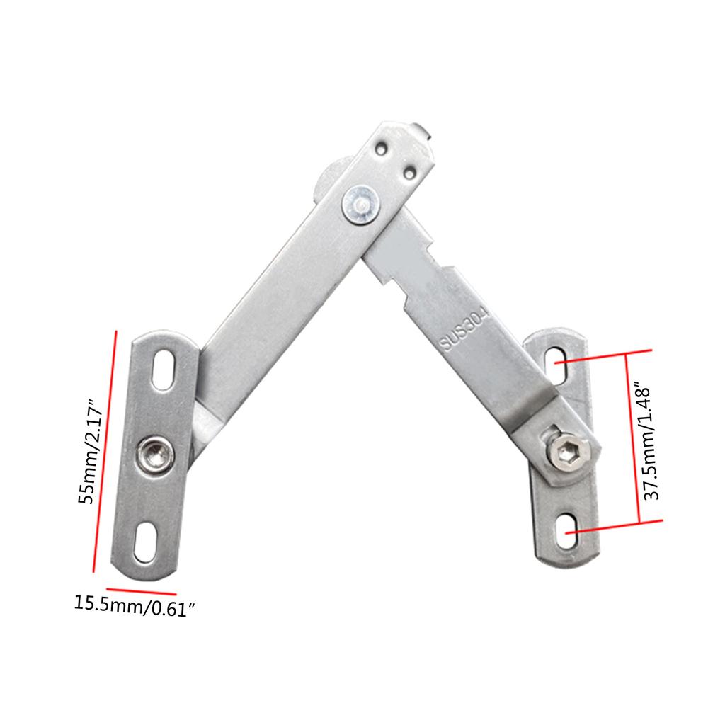 Sleek Stainless Steel Window Restrictor Convenient Window Lock Window Blocker Easy To Install Maintain Window Integrity