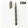 Waterproof Quick-Dry Black Fine-Liner Pen for Manga Art and Outlining