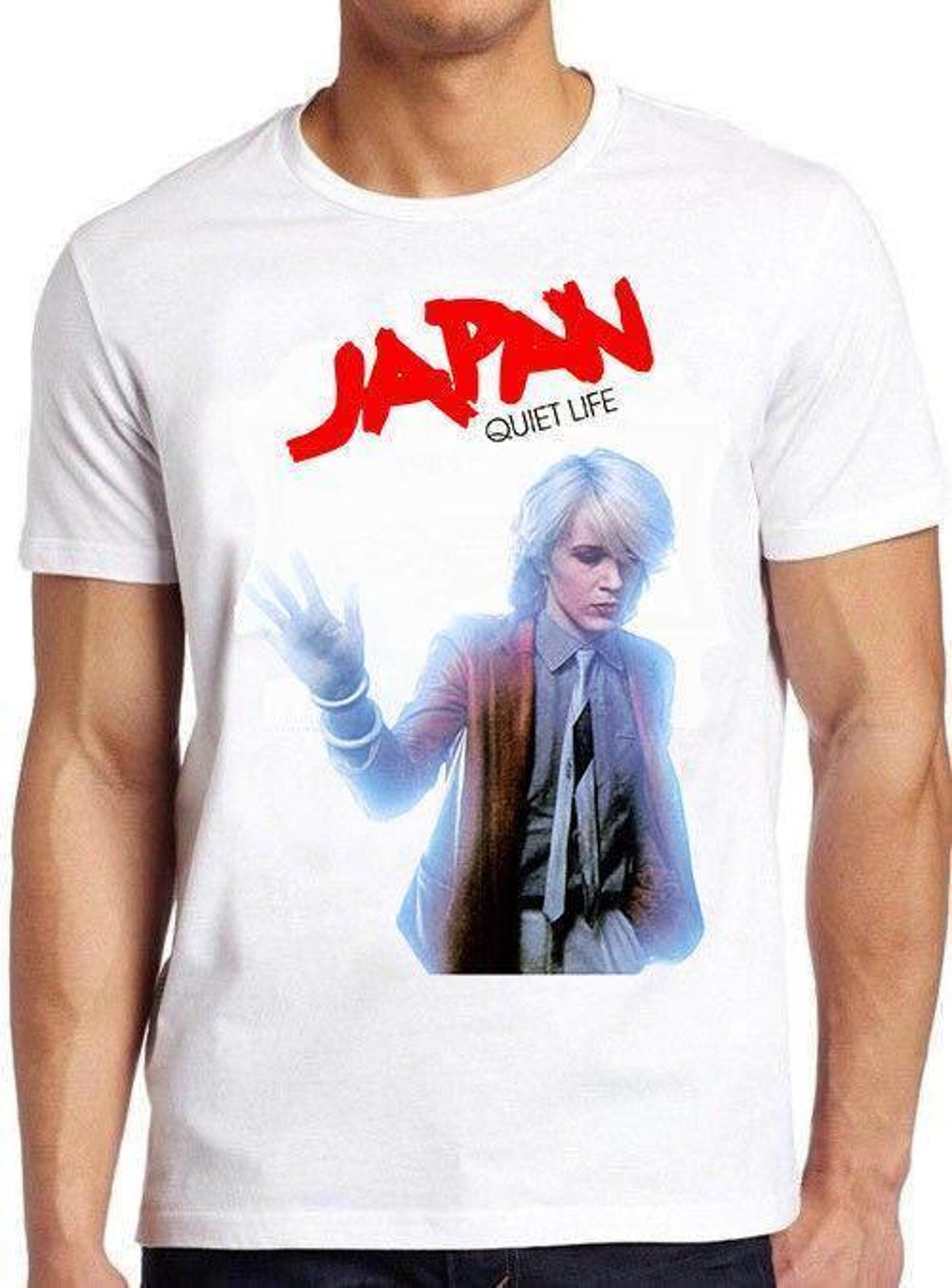 Japan T Shirt B1356 Sylvian Quiet Life Synth Pop Band Gift Retro Cool Top Tee XL
