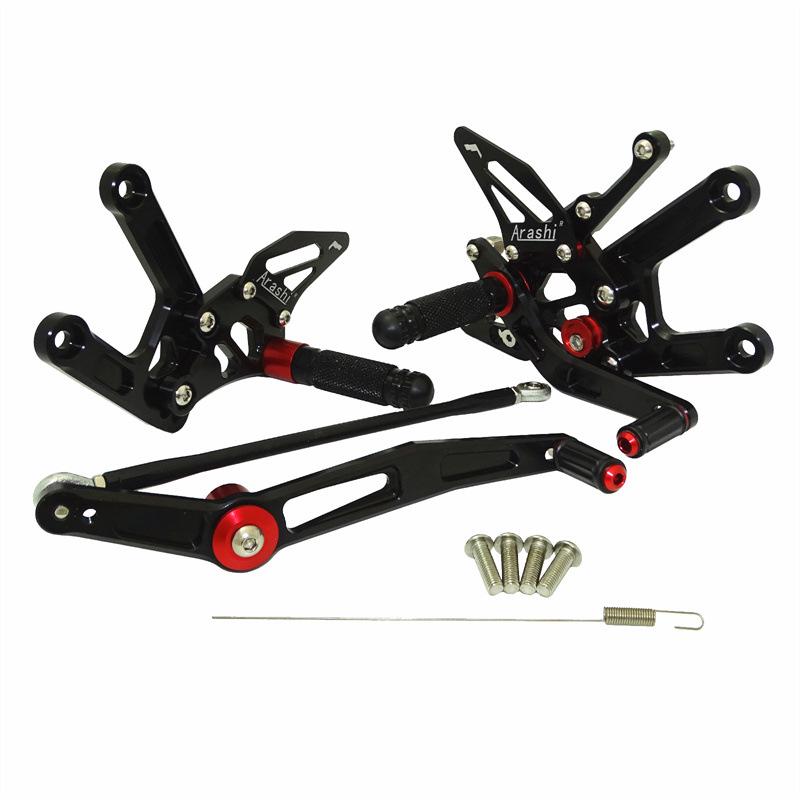 Yamaha YZF R6 (06-16) Adjustable Motorcycle Raised Footpegs Assembly