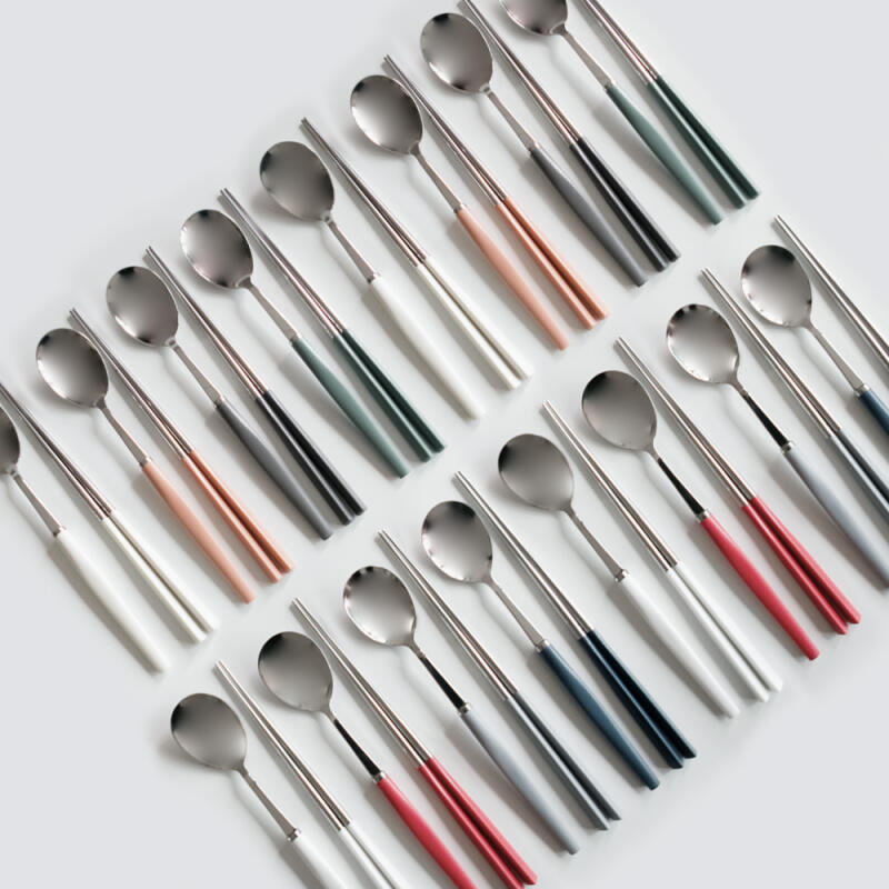 

Набор столовых приборов Nicott Neat из нержавеющей стали, 8 цветов white