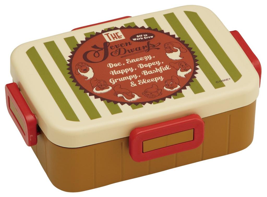 Skater Lock Lunch Badge Seven Disney 4-Piece Box, 650ml, Collection, Dwarfs,