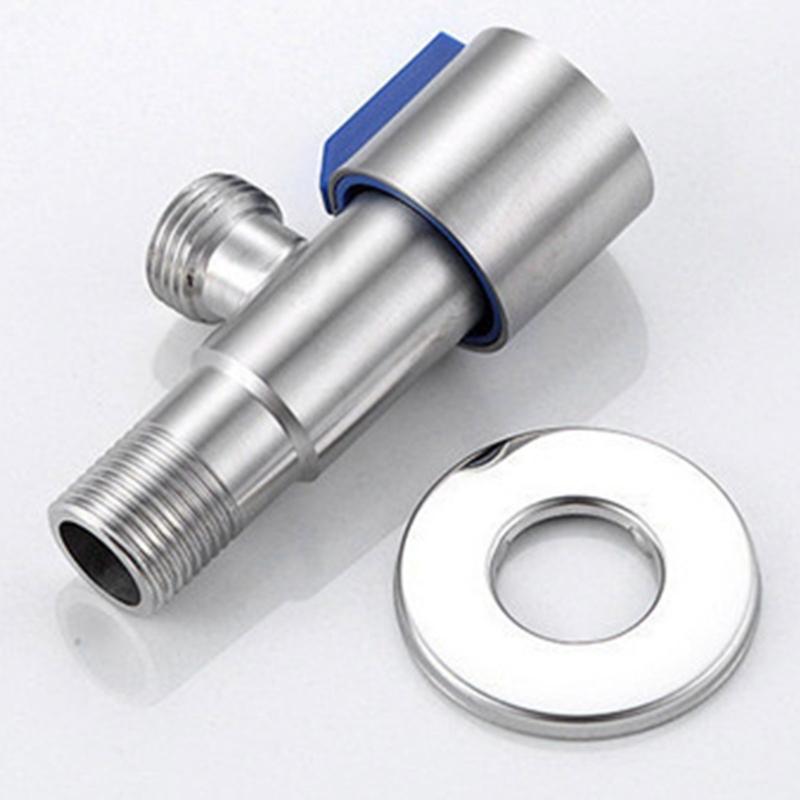 Upgraded 304 Steel Angle Faucet Convenient Water Control Solution G1/2 Thread Versatile for Kitchen Bathroom Durable