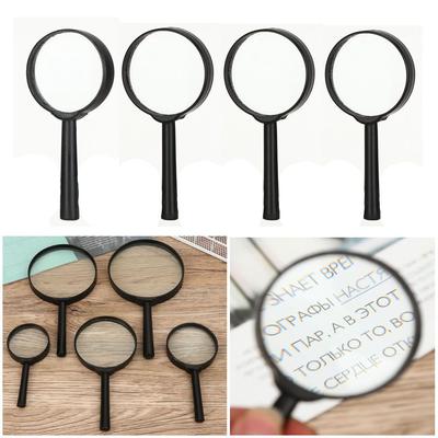 40/50/60/75/90/100/110/130mm Jewelry Loupe 1~6X Magnifying Hand Held Magnifier Reading Glass Lens