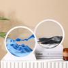 3D Sandscape Moving Sand Art Picture Quicksand Craft Round Glass Deep Sea Liquid Hourglass Flowing Sand Painting Home Decor Gift