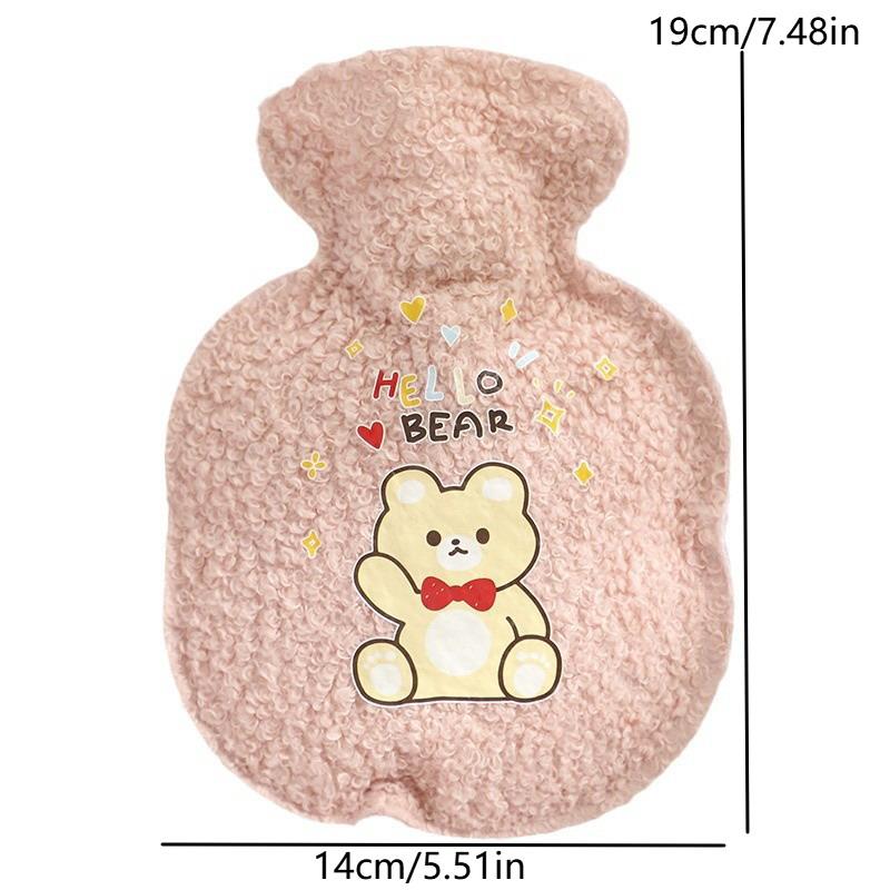 320Ml Soft Hot Water Bottle Winter Hand Warmer Cute Kawaii Water Bottle For Girls Portable Waist Hand Bed Warm Bottles