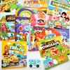 Children'S Portable Reusable Quiet Sticker Book Diy Busy Jelly Paste Sticker Multi-Scene Bubble Sticker Toys For Creative Play