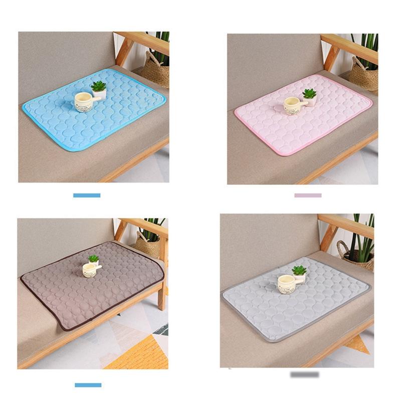 Cooling Mat for Dogs Pet Summer Sleeping Pads No Need to Freeze or Refrigerate Easy to Clean for Indoors Outdoors Use