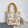 Anime Canvas Tote Bag - Fresh Casual Japanese Bento Style