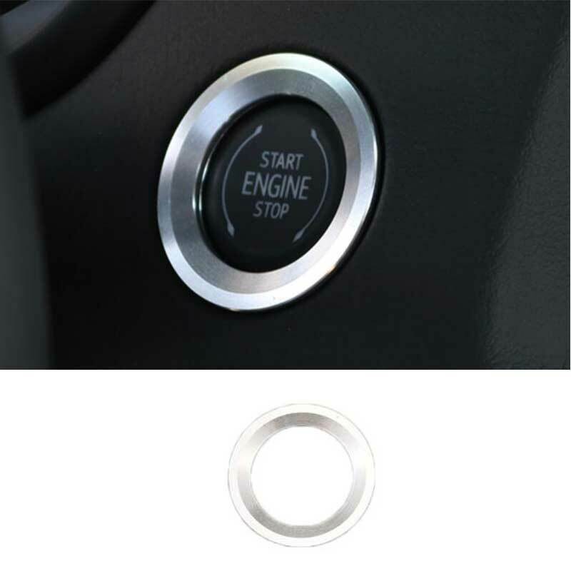 Aluminum Silver One-Click Startup Frame Cover Trim For Cadillac CT5 -