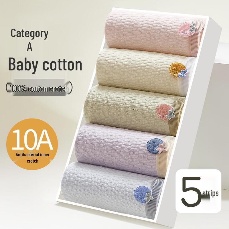 FENTENGCARE Women s Antibacterial Mid-Waist Underwear M