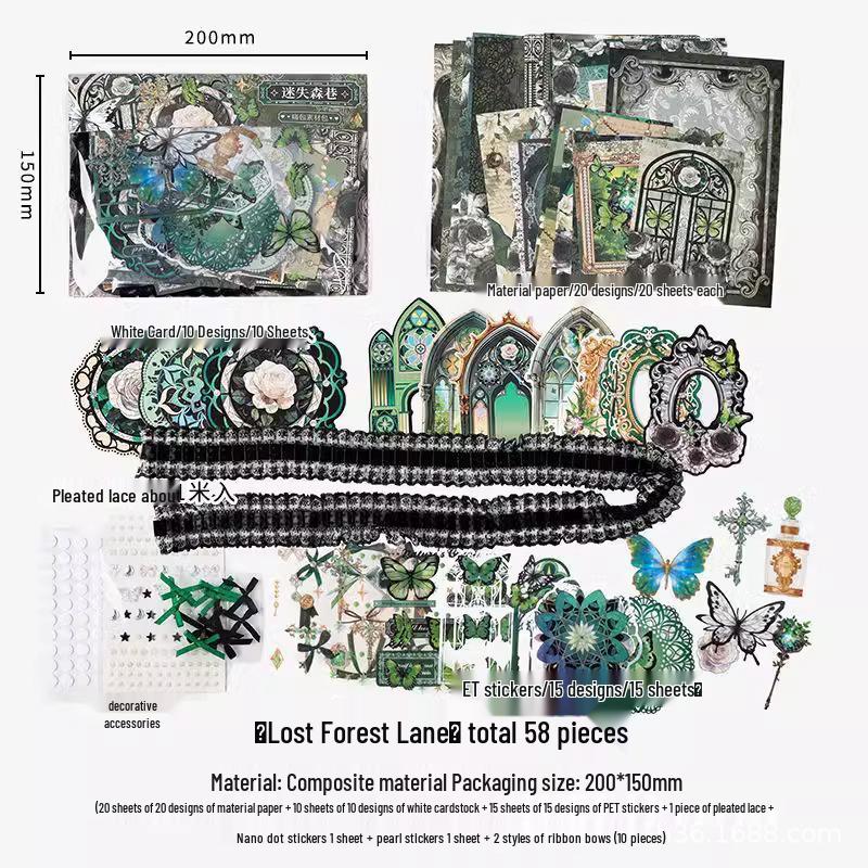Yuxian DIY Ita Bag Kit Vol. 2 - Ins Style Accessories for Handmade Decoration