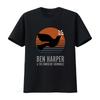 Βίντατζ Στυλ Μπλουζάκι Ben Harper the Innocent Criminals με Σχέδιο Πουλί Ήλιο vintage Πλυμένο Ελαφρώς Κομψό ανδρική μόδα