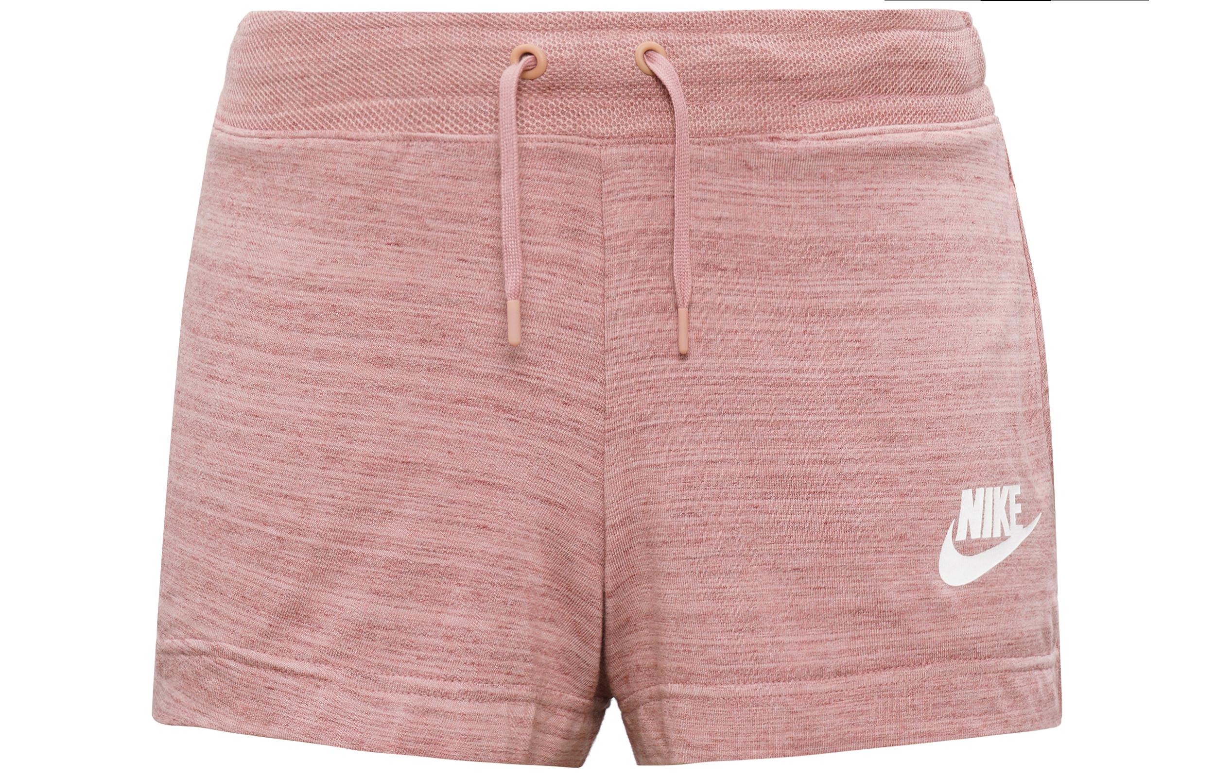 Nike Sports Shorts Women s Pink Moderate Knitted Shorts 885388-685 L