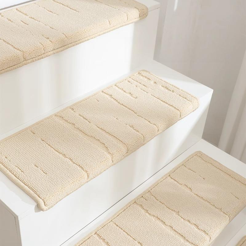 Waterproof and Anti Pollution Stair Tread Pad for Homestay Rugs Self Adhesive 3D Velvet Step Blanket Stair Edge Protection To Prevent Collision Pads