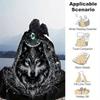1pc Wolf Design Blanket  Cartoon for Home Decor, Gift Idea, Living Room, Travel, Camping, Car Blankets