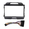 9inch 2din Car Fascia For Kia Sportage 3 4 SL 2010-2016 Panel Dash Mount Installation Double Din DVD Frame Car Radio Meter Frame
