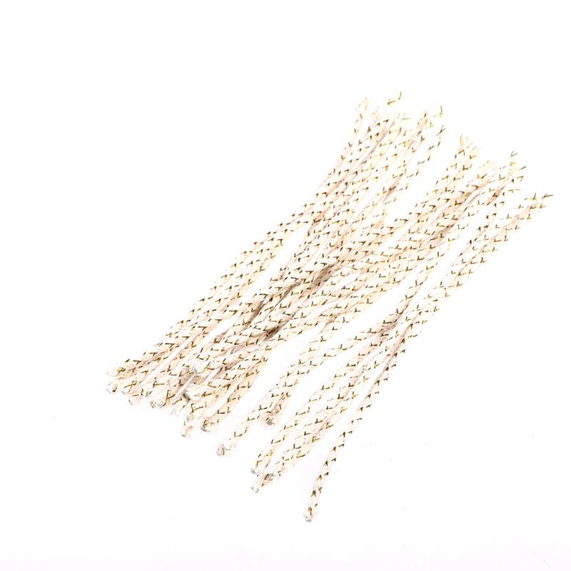 Mèches à noyau de coton en fil de cuivre, 20/30/50 pièces, pour briquet à essence, huile de kérosène