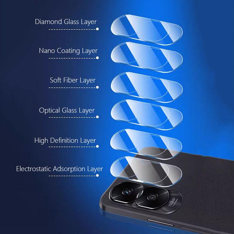 2 Pieces Camera Lens Tempered Glass Protector Film For Honor 90 Lite Pro Honor90 Lite 5G Lens Film
