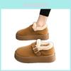 Bocken Women Snow Boots With Plush Lining For Winter Warmth Casual Wear