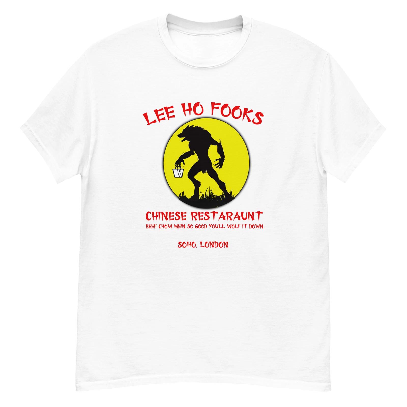 Men s and Women s T-shirts wereolves of london shirt 80s shirt chinese food lee ho fooks shirt XXL
