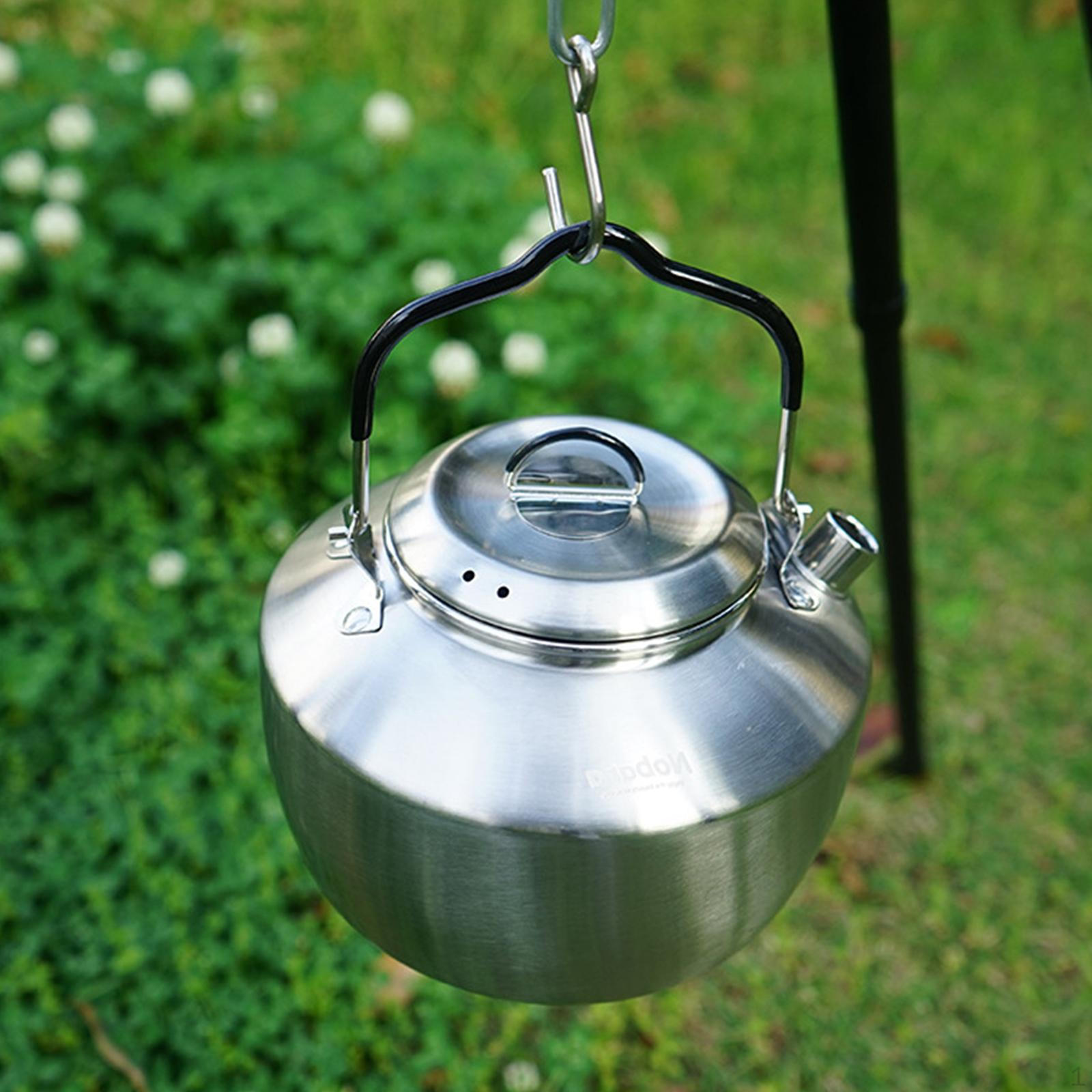 Tea Kettle Teapot Backpack Cook Pot Anti Scald Handle Camping Water