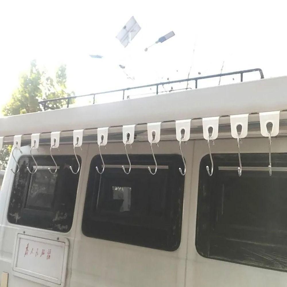 Durable Material Awning Hook With Holes Suitable Channels Camping Awning Hook Foldable Design Awning Clothes Hook Truck Awning