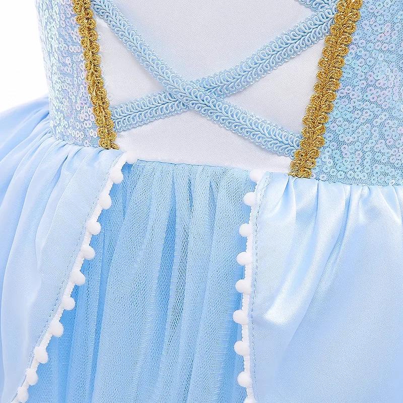 Cinderella Princess Dress - Girls' Summer Halloween Costume