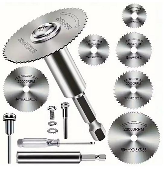 High-Speed Steel Hex Shank Saw Blade Set for Woodworking and PVC Pipe Drilling